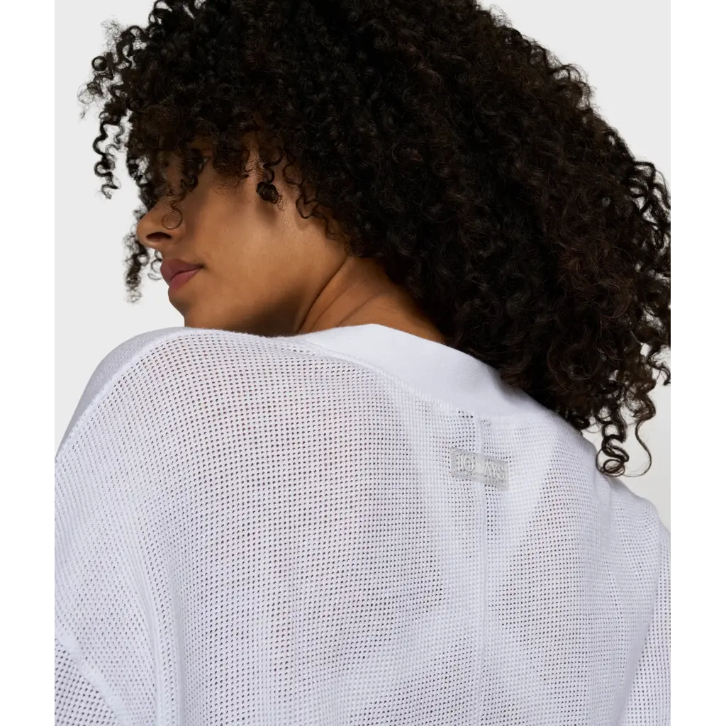 10 Days V-Neck Cardigan in white