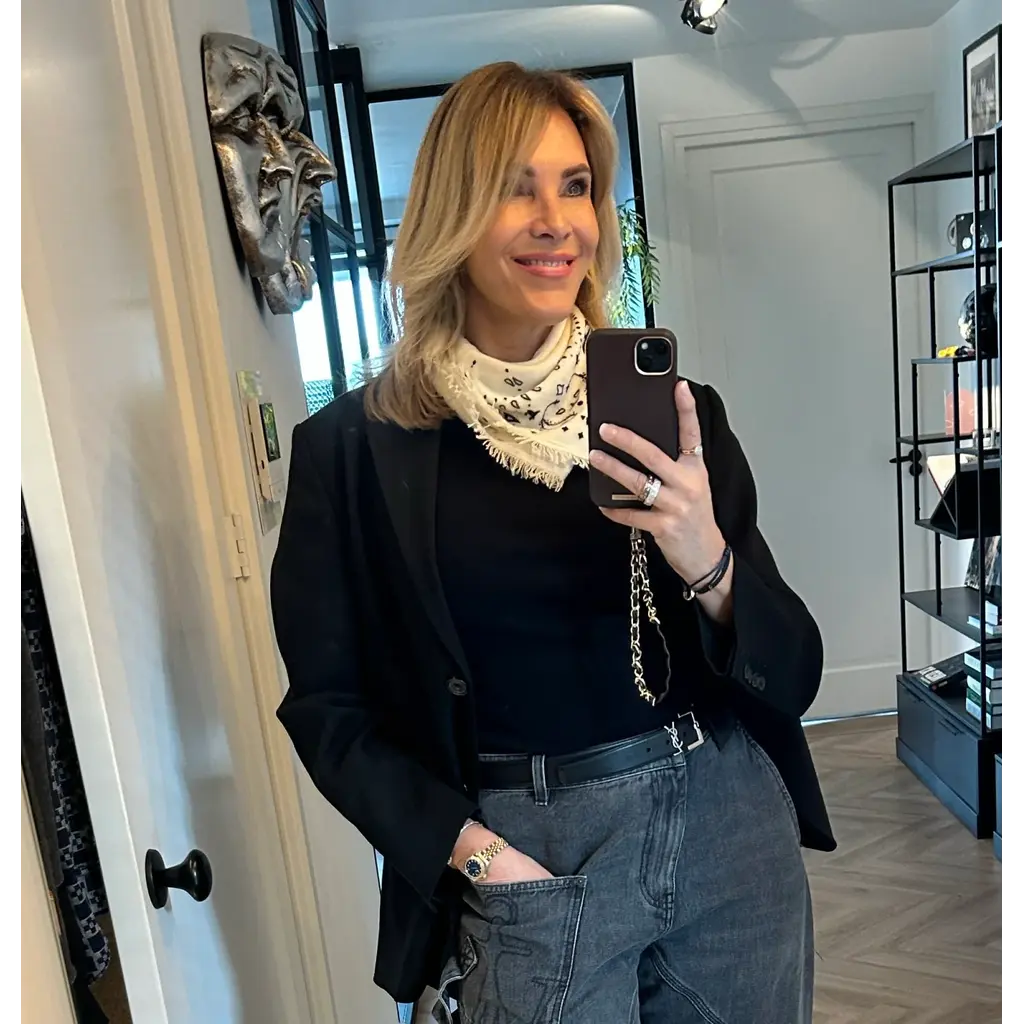 Studio Lavendel bandana in ecru