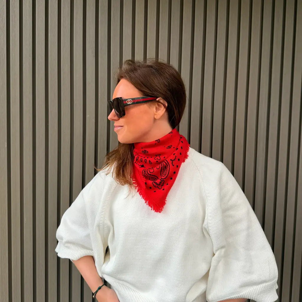 Studio Lavendel bandana in red