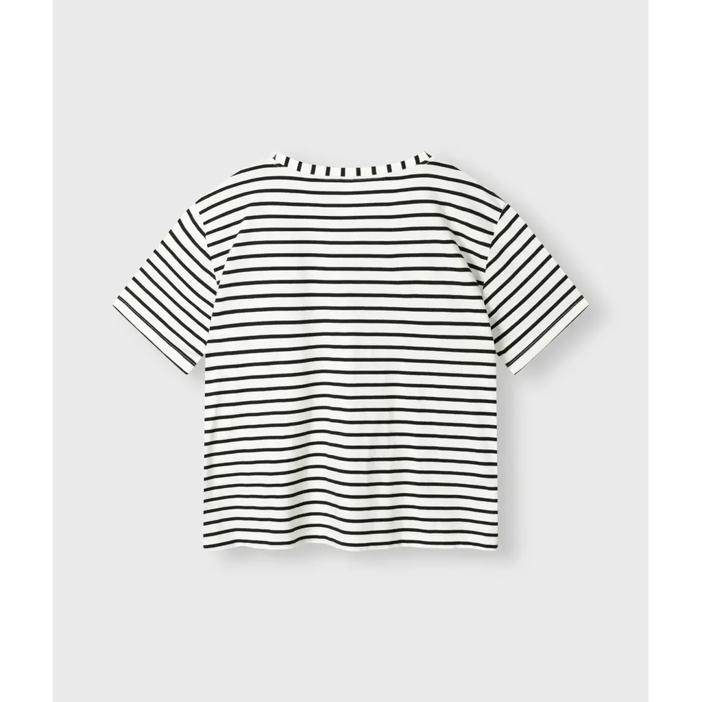 10 Days The Tee Stripes in white/black