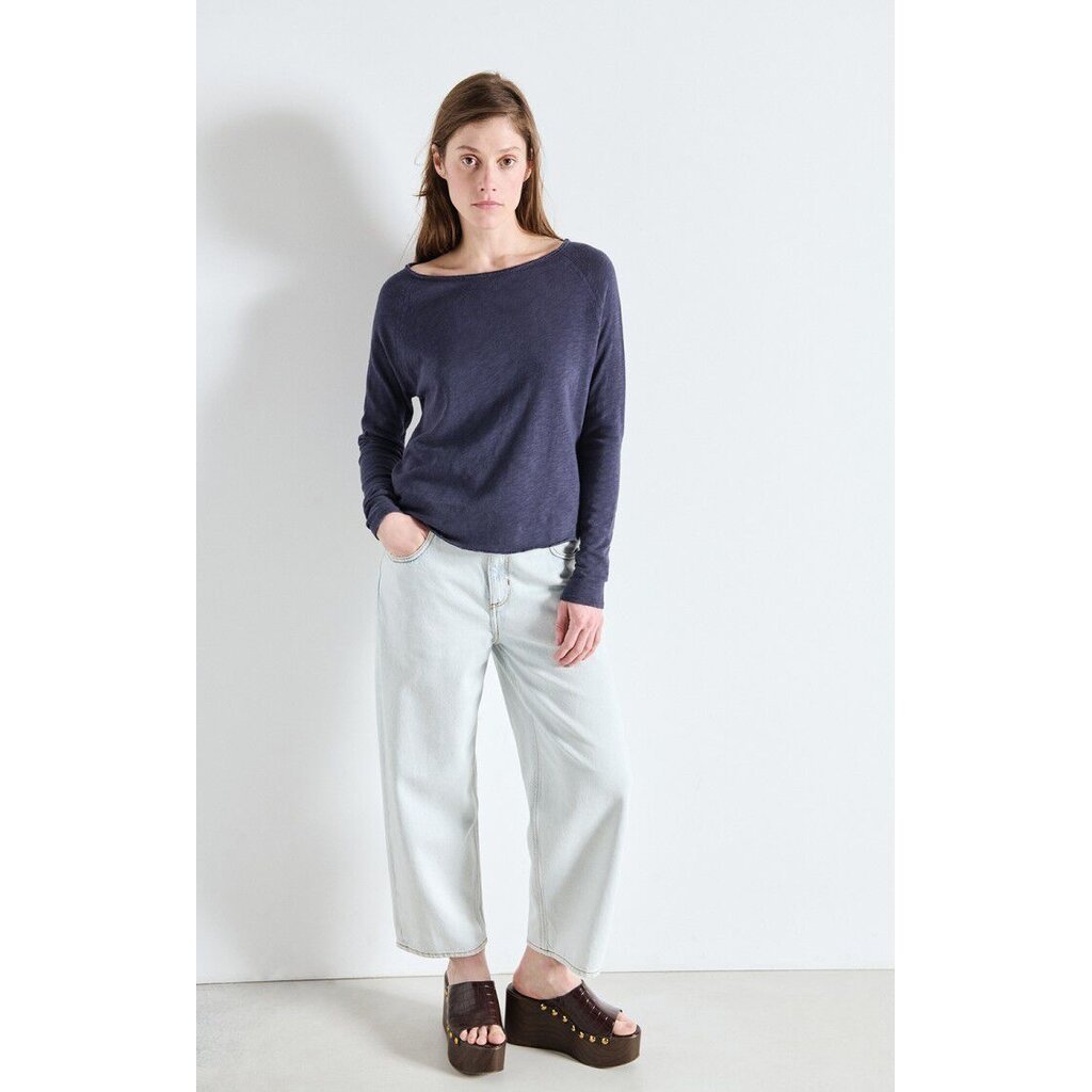 American Vintage t-shirt SON31GE26 in navy blue