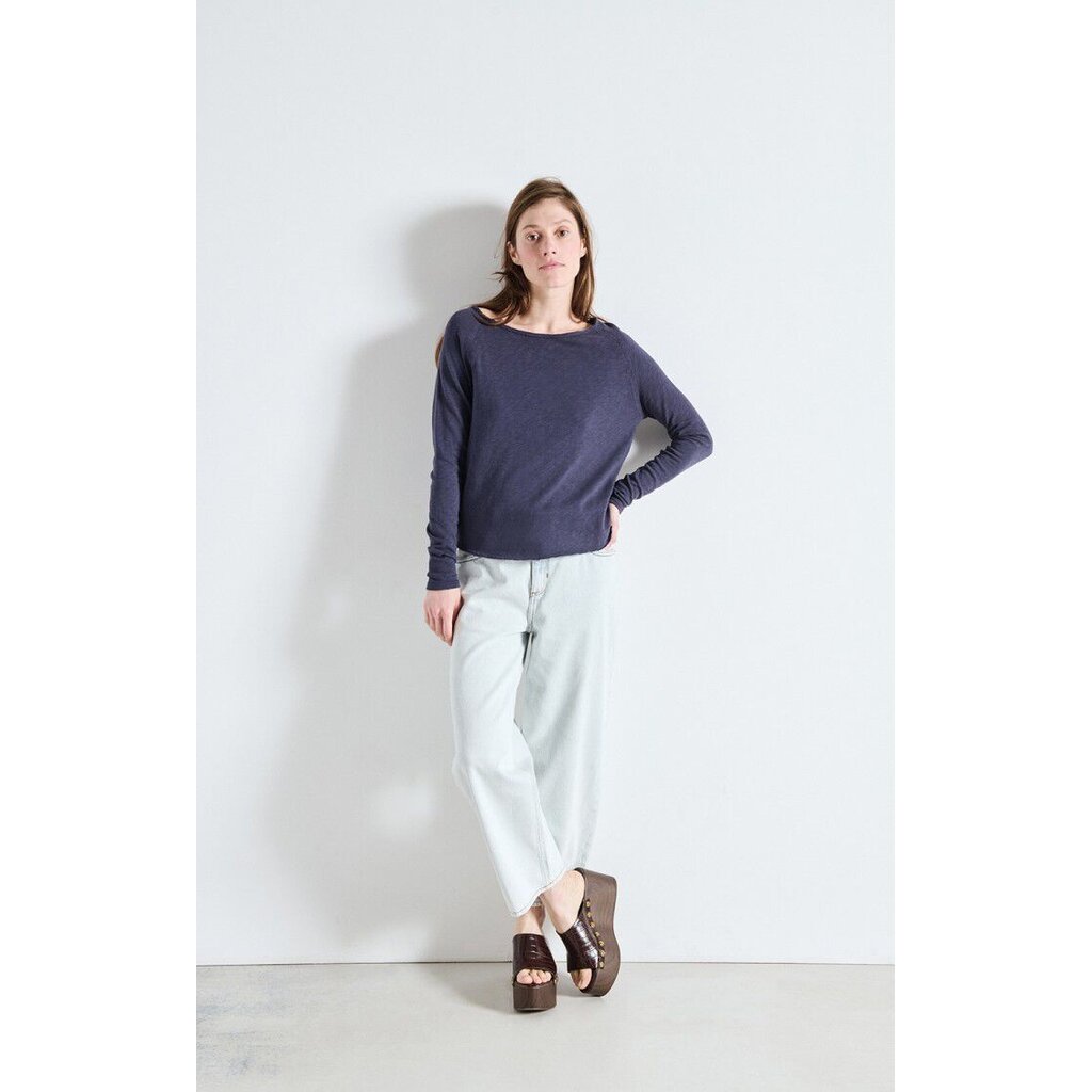 American Vintage t-shirt SON31GE26 in navy blue