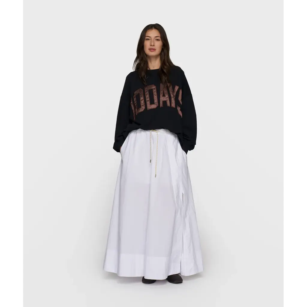 10 Days Skirt Poplin in white