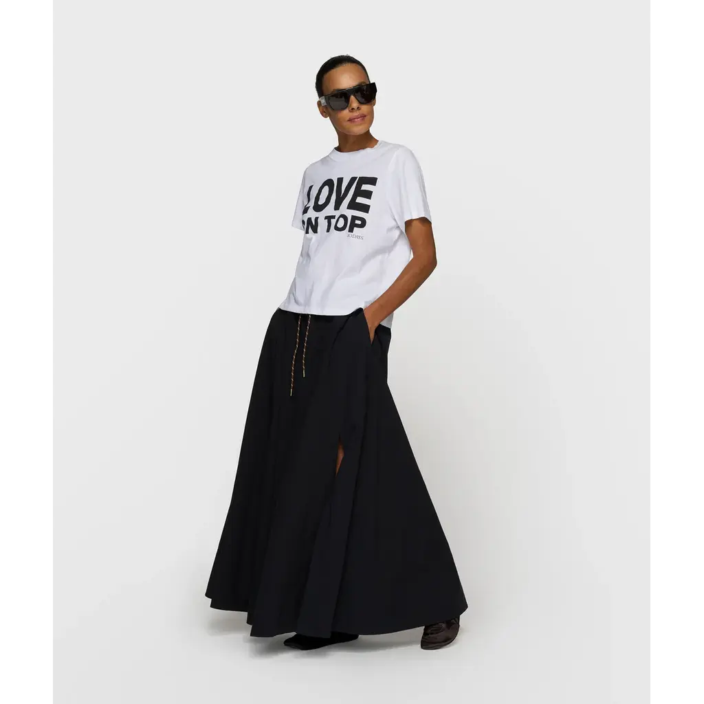 10 Days Skirt Poplin in black