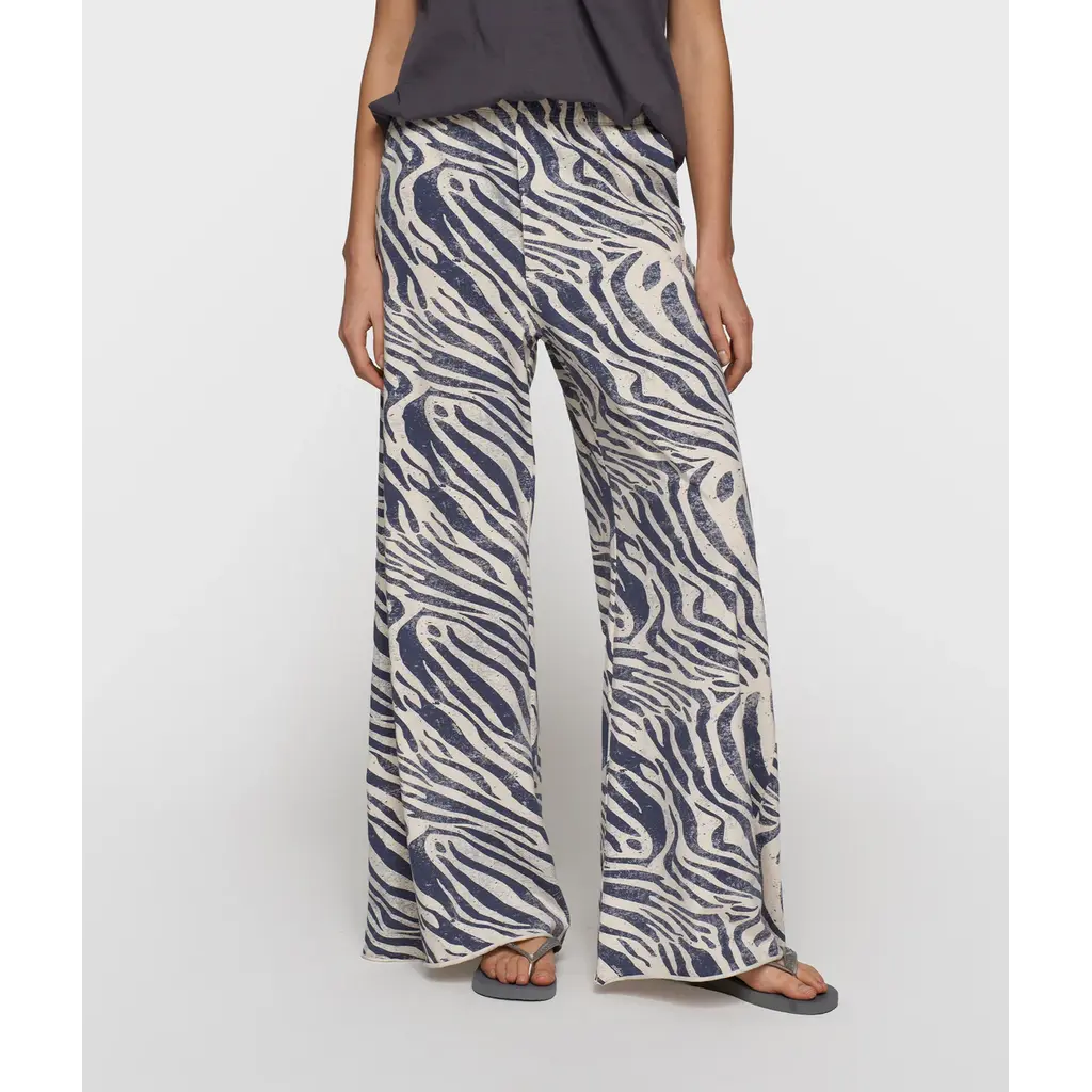 10 Days Wide Jogger Zebra in light vanilla