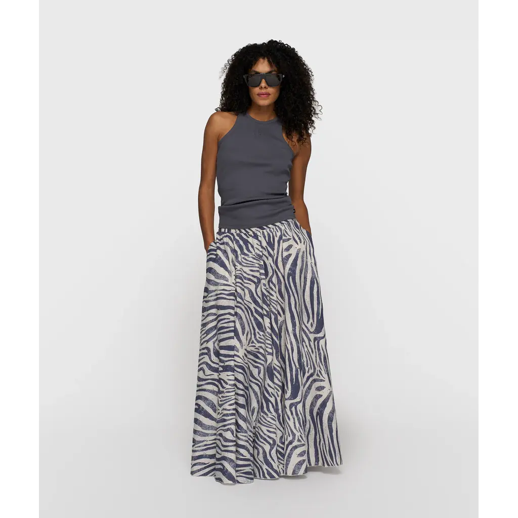 10 Days Wide Skirt Zebra in light vanilla