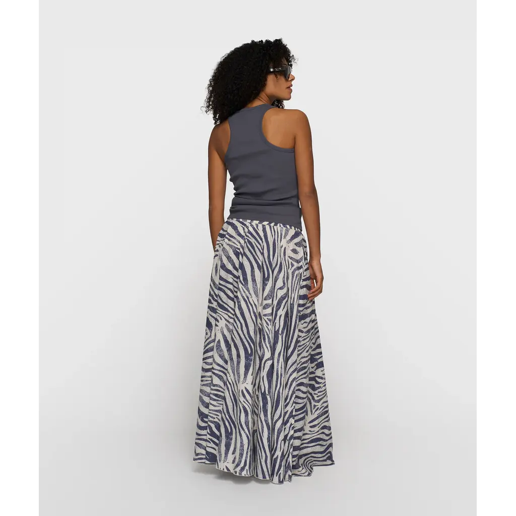 10 Days Wide Skirt Zebra in light vanilla