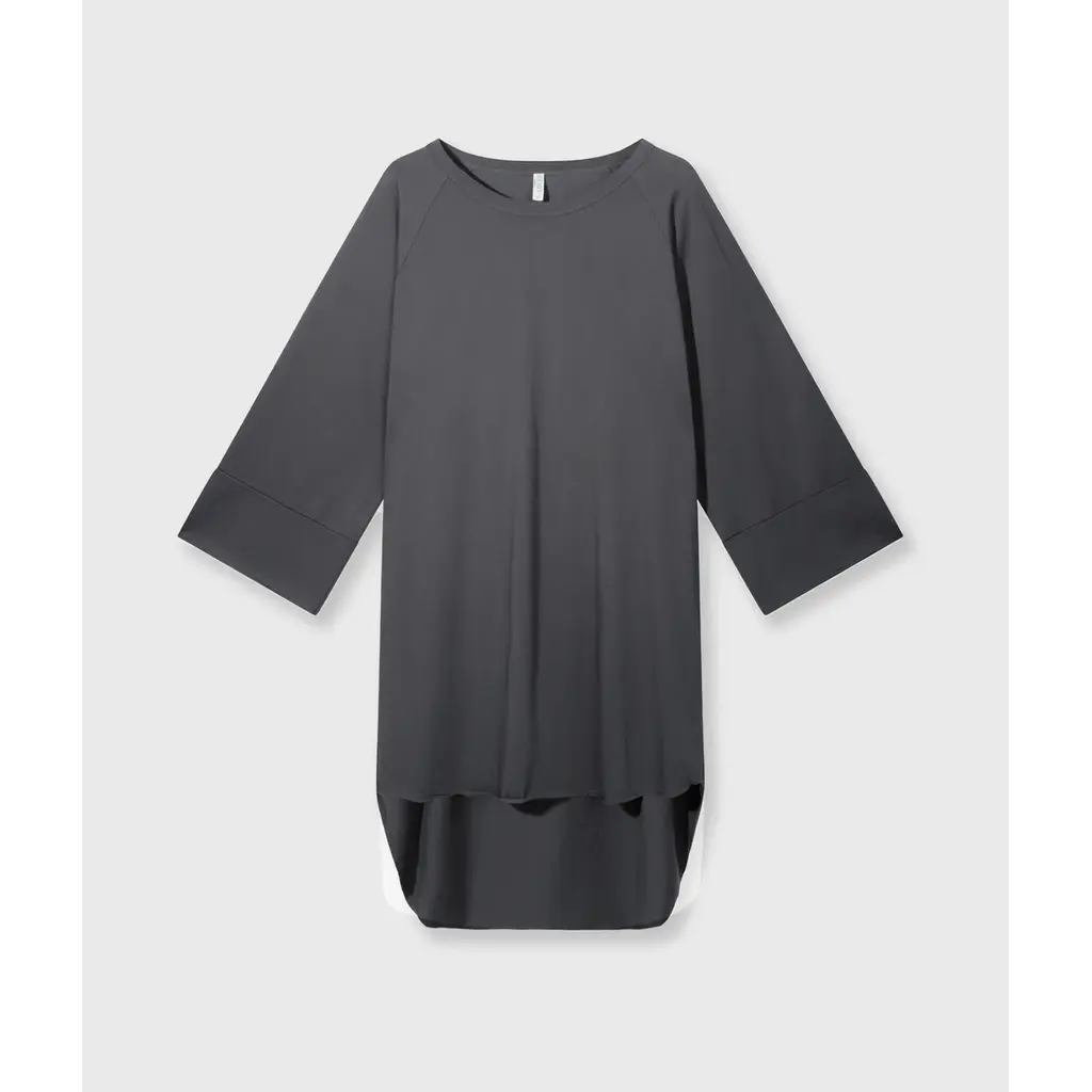 10 Days Jersey Logo Dress in steel blue
