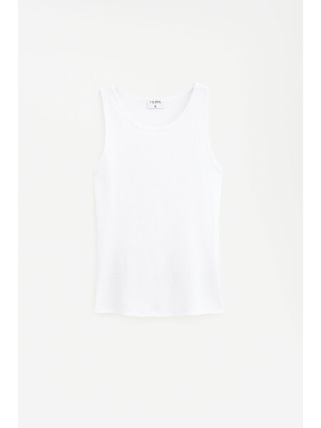Filippa K rib tank white