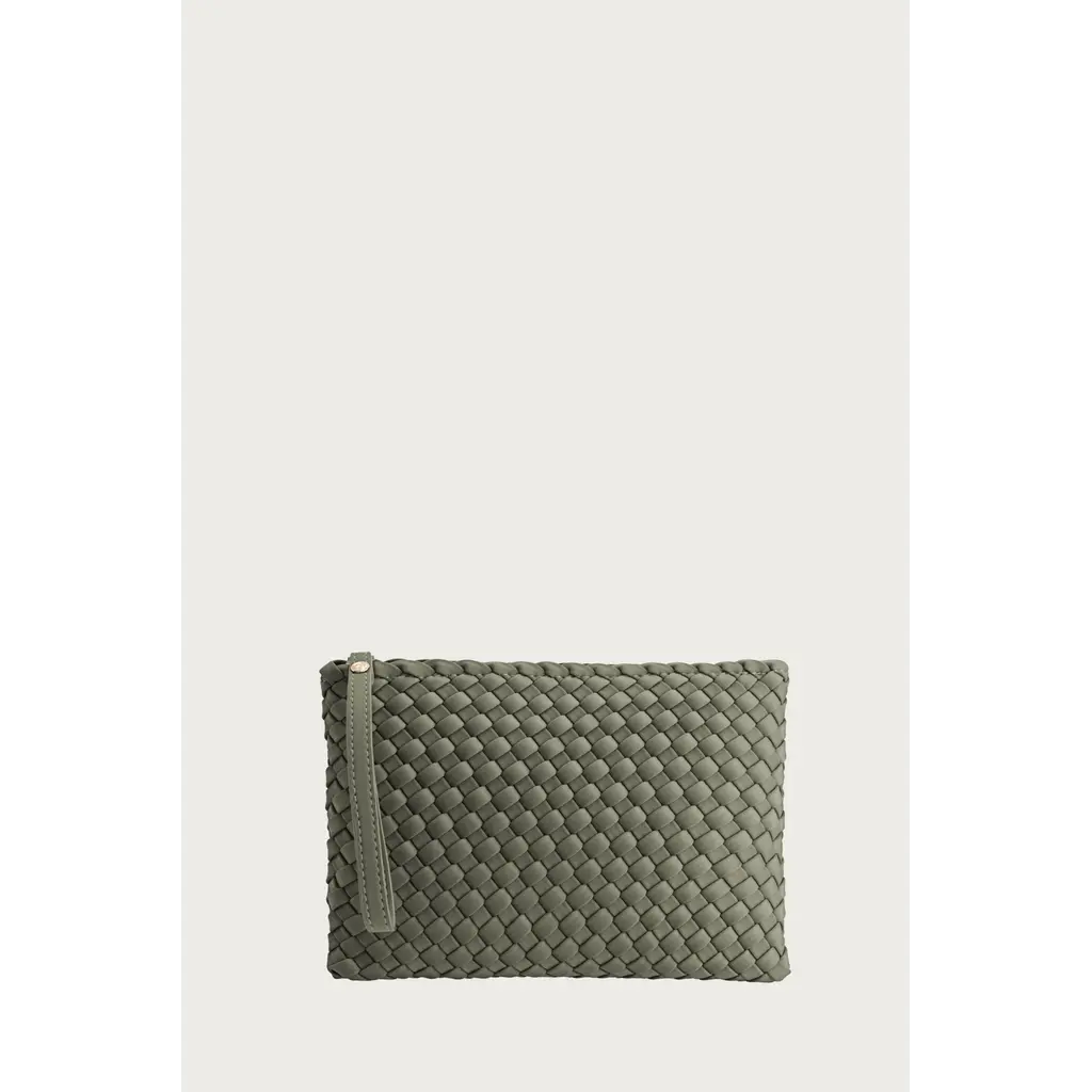 Marrea Clutch in dark oliva