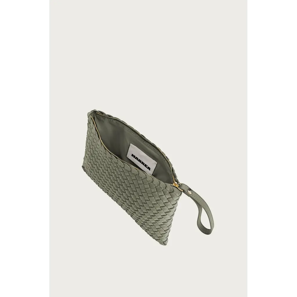 Marrea Clutch in dark oliva