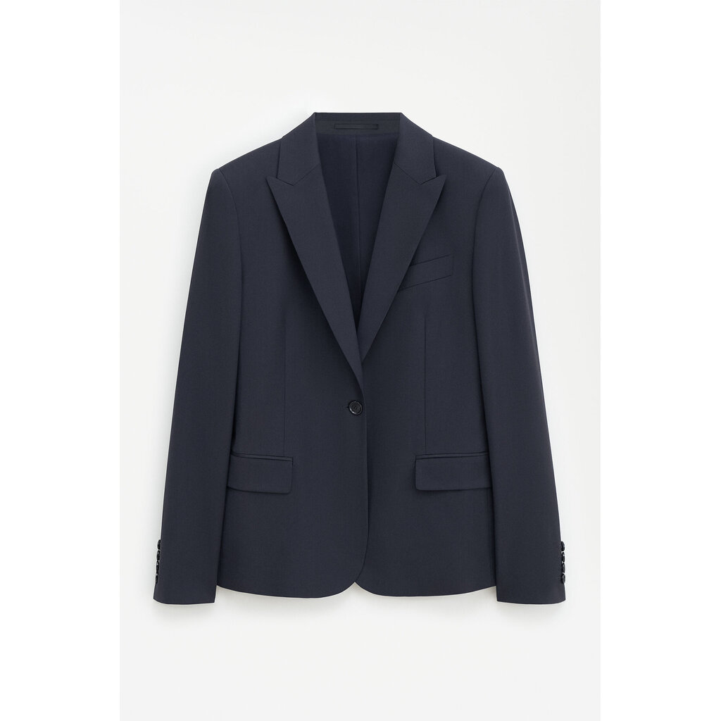 Filippa K Sasha Cool Wool Blazer in dark navy