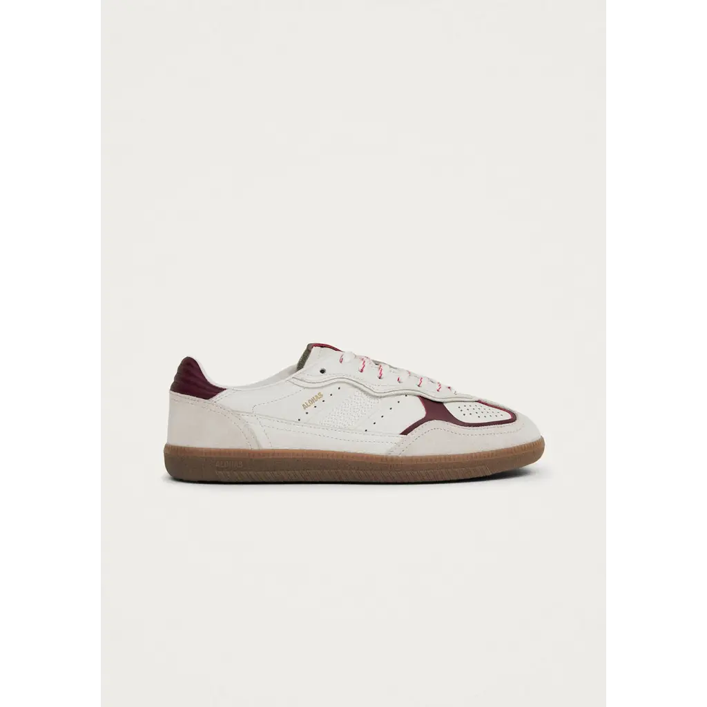 Alohas sneaker TB 490 Rife in grain white burgundy