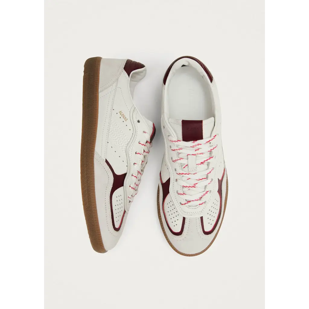 Alohas sneaker TB 490 Rife in grain white burgundy