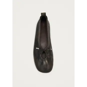 Alohas ballerina Rosalind vintage effect brown leather