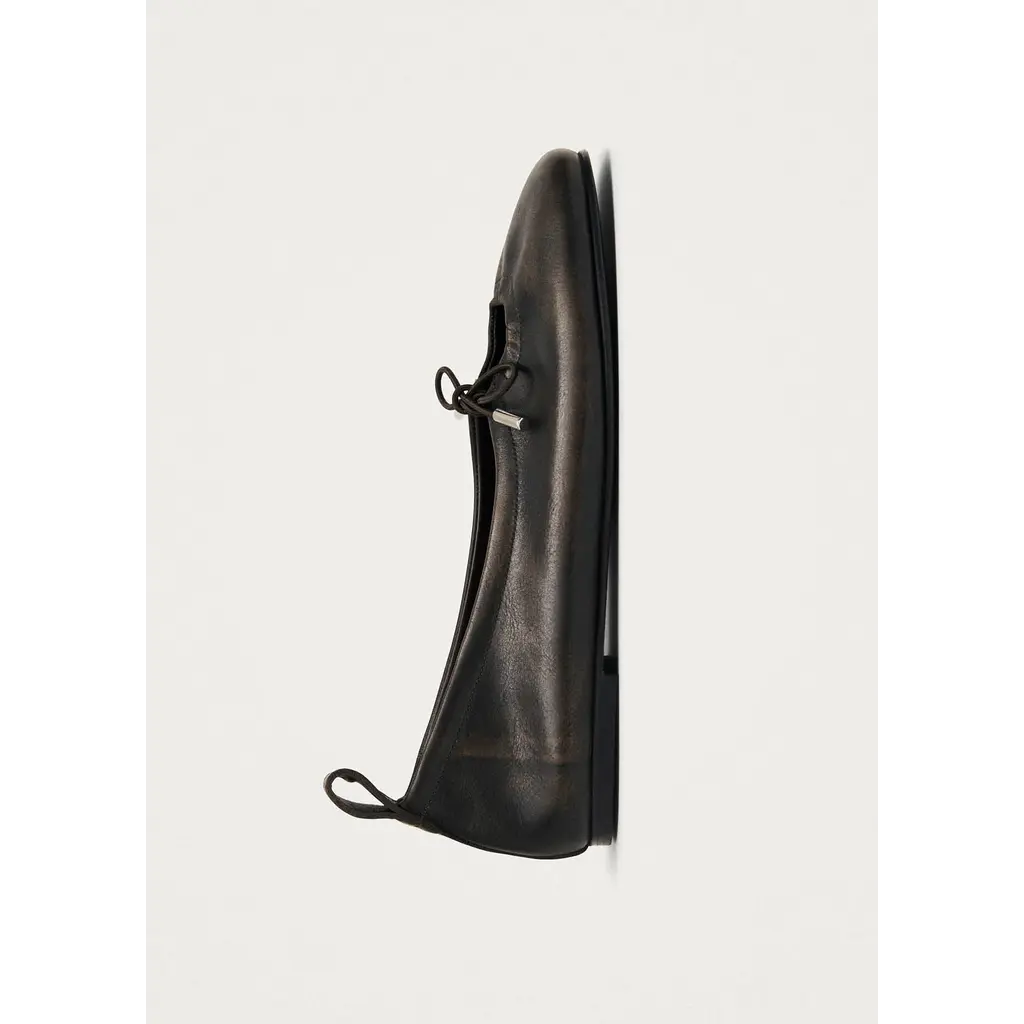 Alohas Rosalind Ballet Flats in vintage effect brown leather