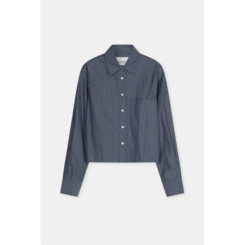 CLOSED cropped blouse C94375-22L in dark night