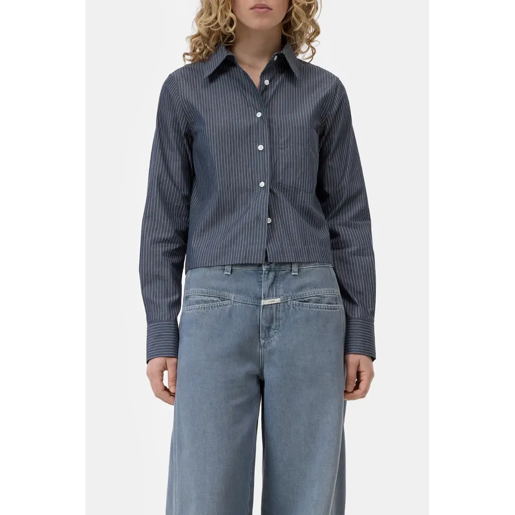 CLOSED cropped blouse C94375-22L in dark night