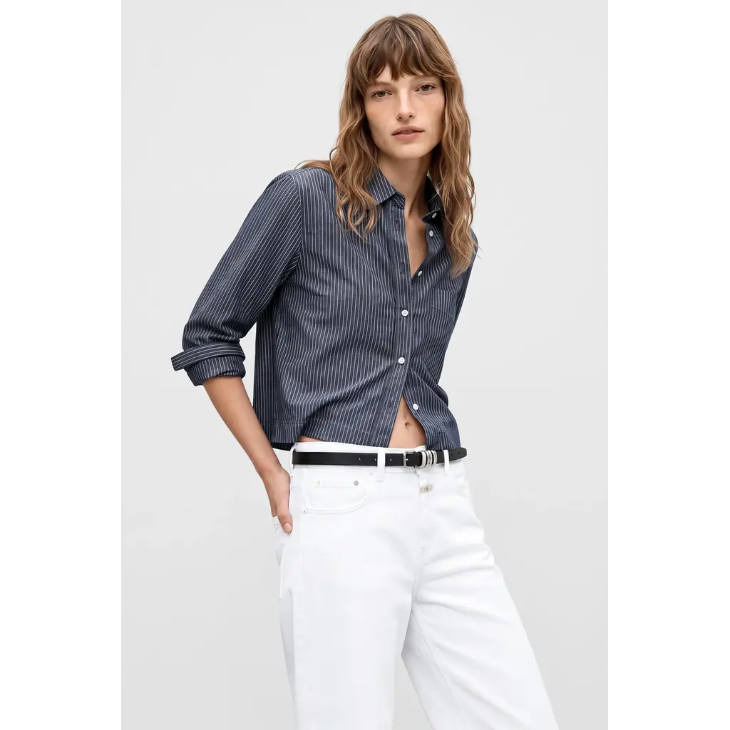 CLOSED cropped blouse C94375-22L in dark night
