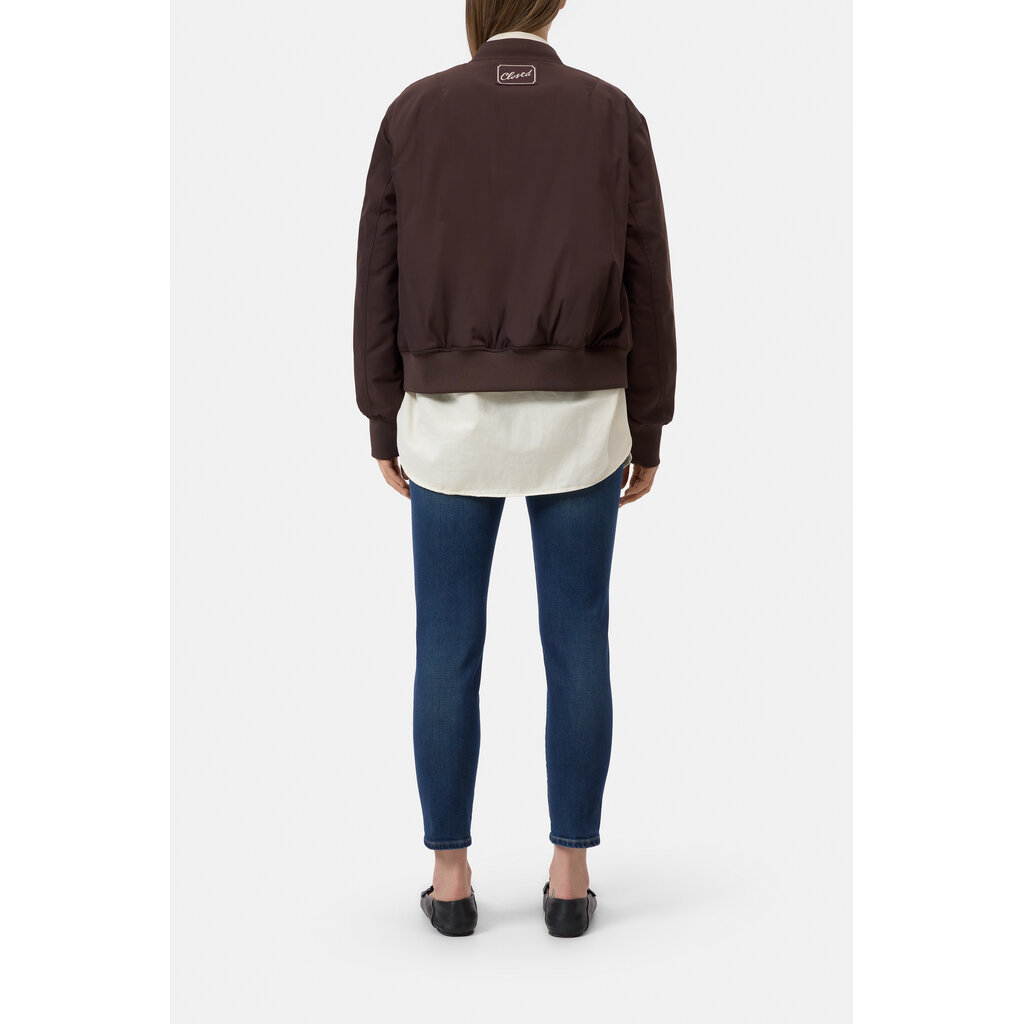 CLOSED C97777-69S Blouson Jacket in mahogany