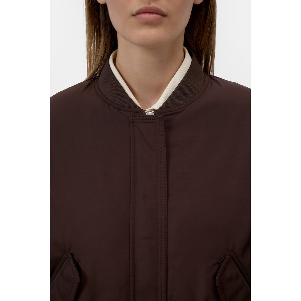 CLOSED C97777-69S Blouson Jacket in mahogany