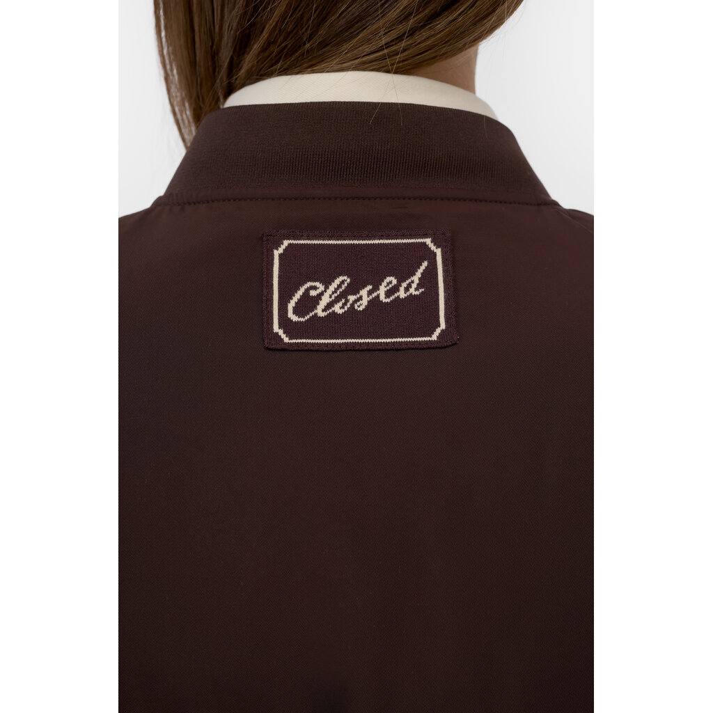 CLOSED C97777-69S Blouson Jacket in mahogany