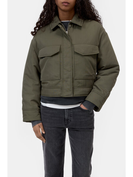 CLOSED bomber cypress green