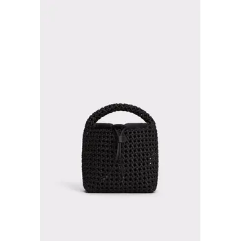 Marrea basket open weave in di nero satin
