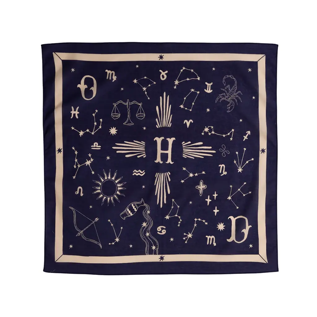 Old Habits Die Hard Cotton Bandana in print galaxy