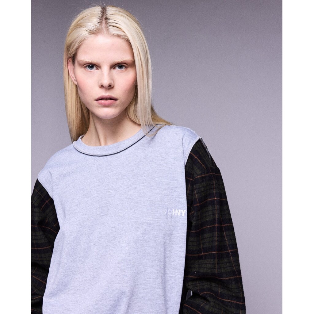Johny shirt Maria Mix in grey/green