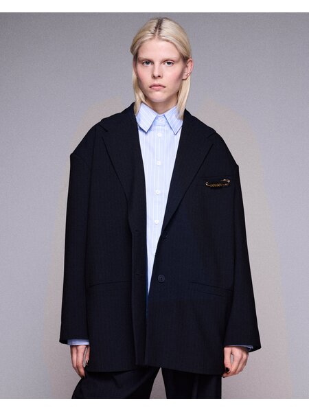 Johny blazer Lola navy pinstrip