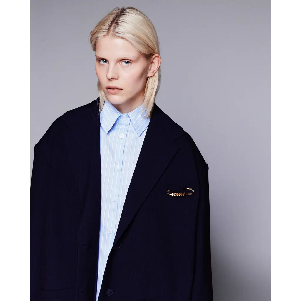 Johny blazer Lola in navy pinstripe