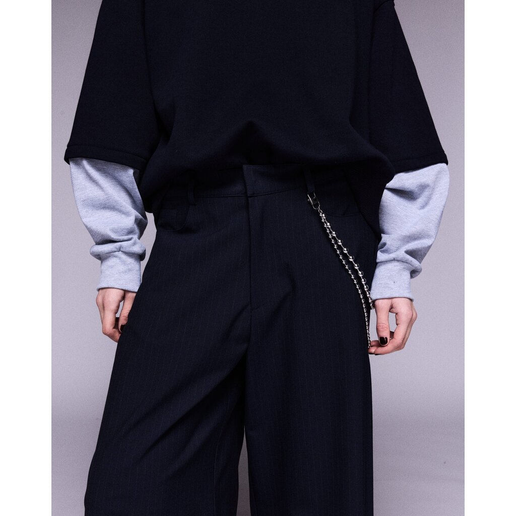 Johny sweater Amy in navy/grey