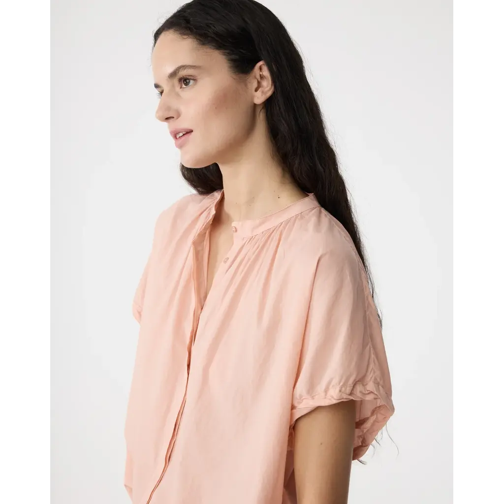 Knit-ted Lotus Blouse in rose