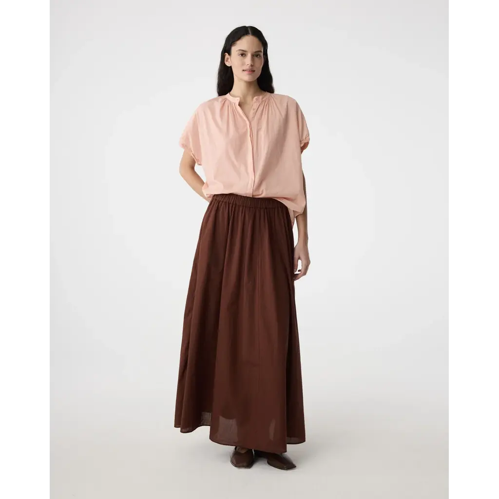 Knit-ted Lotus Blouse in rose