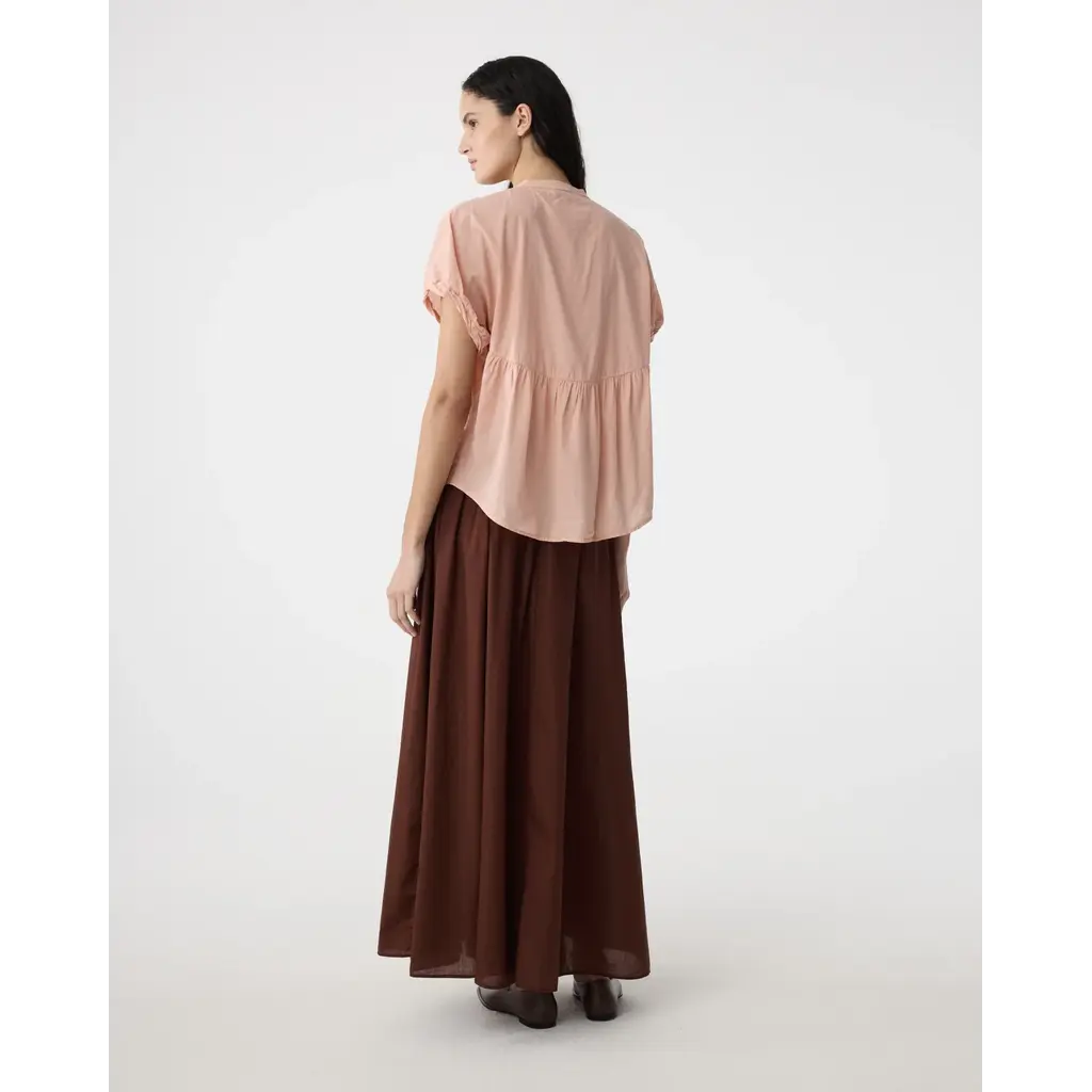 Knit-ted Lotus Blouse in rose