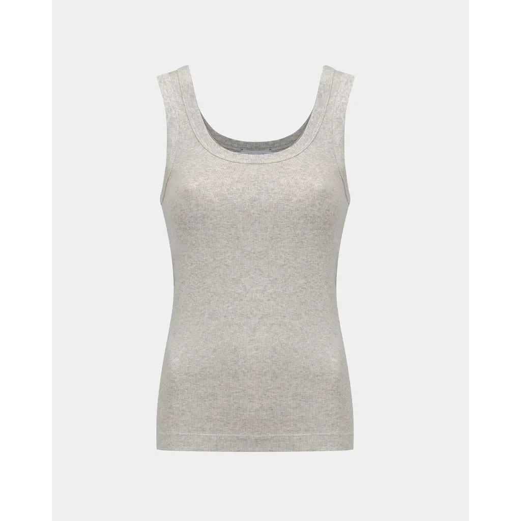 Knit-ted Evi Top in grey melange