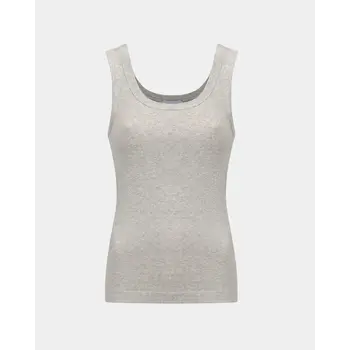 Knit-ted top grey melange