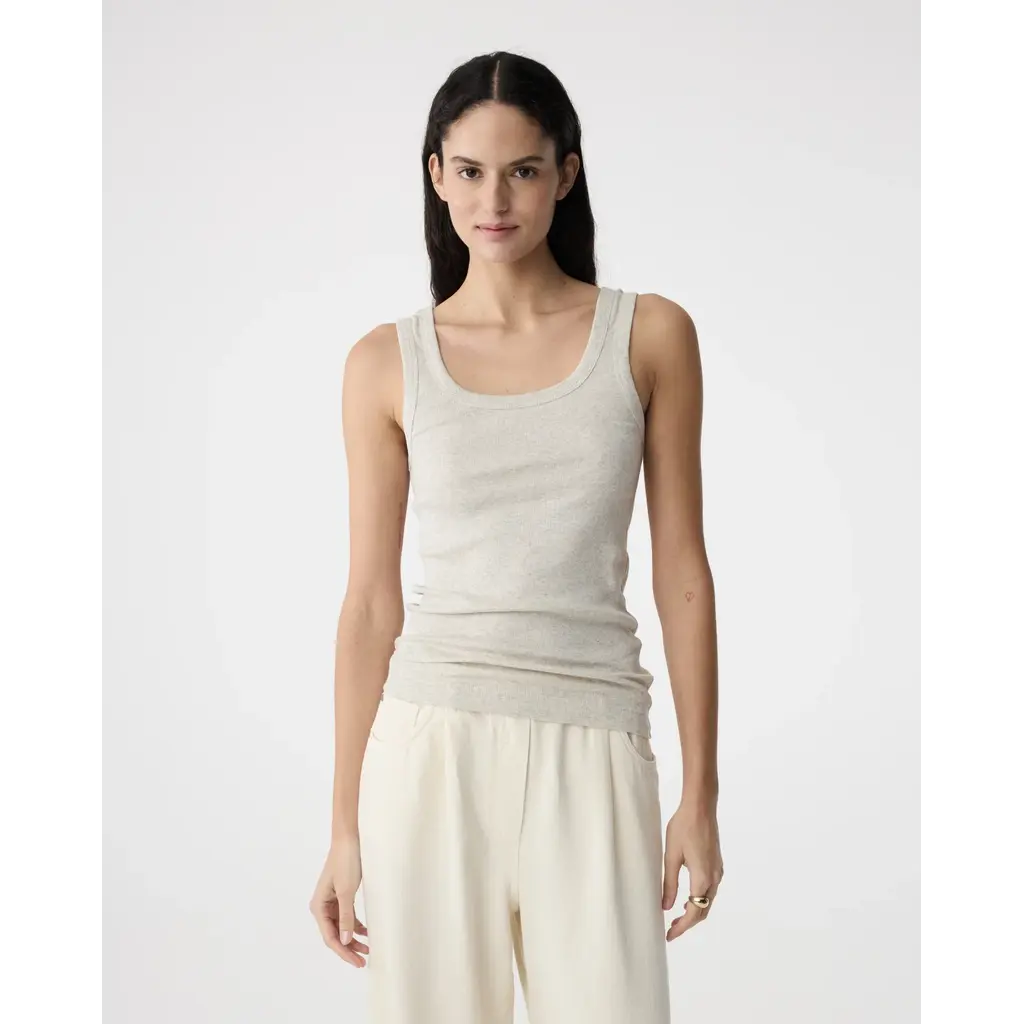 Knit-ted Evi Top in grey melange