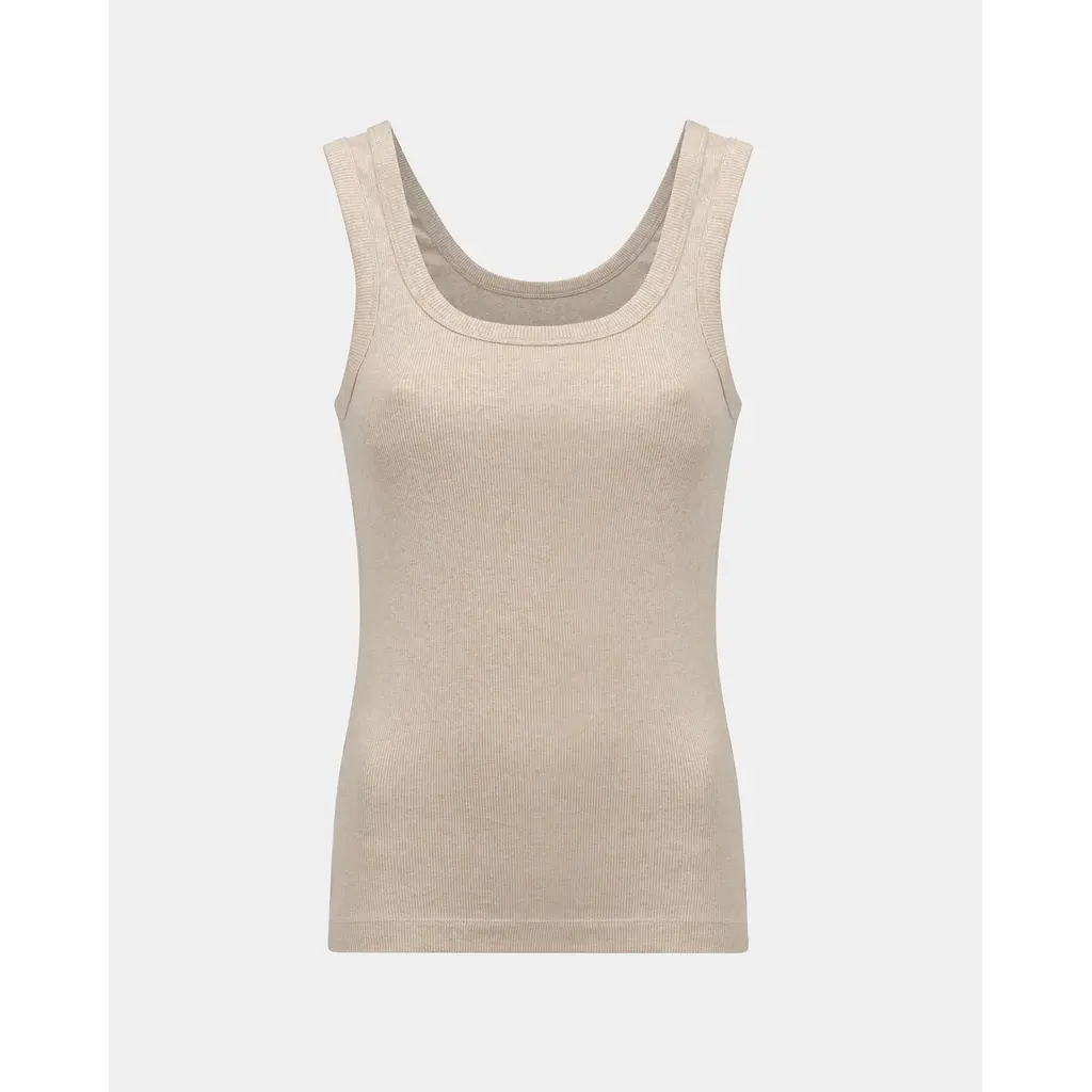 Knit-ted Evi Top in sand melange