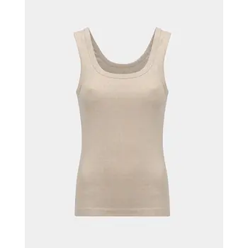 Knit-ted top sand melange