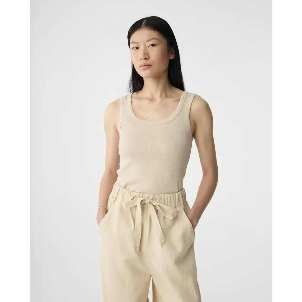 Knit-ted Evi Top in sand melange