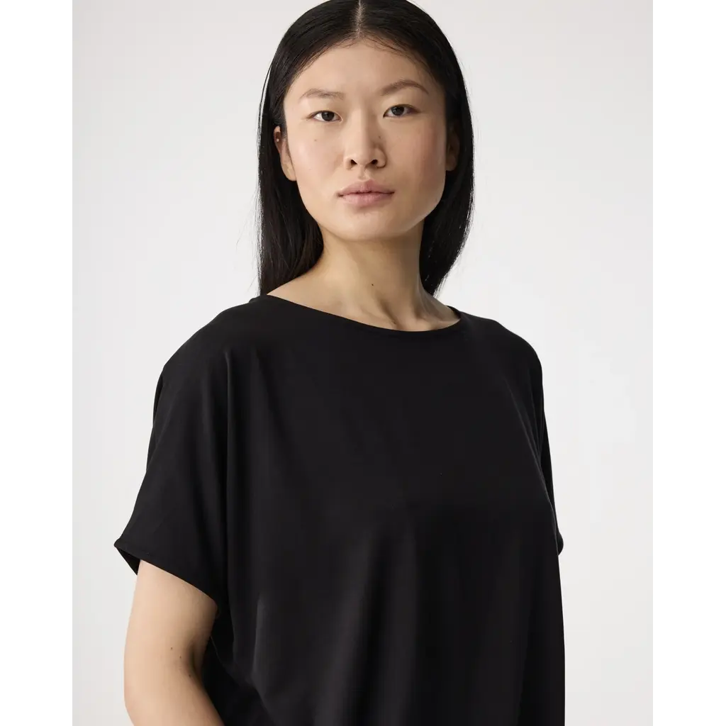 Knit-ted Balloon Top in black