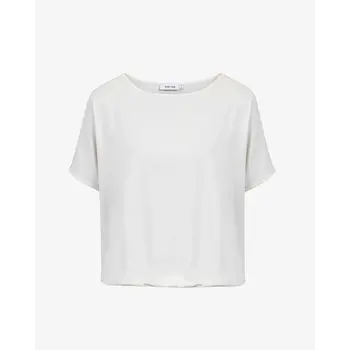 Knit-ted balloon top offwhite