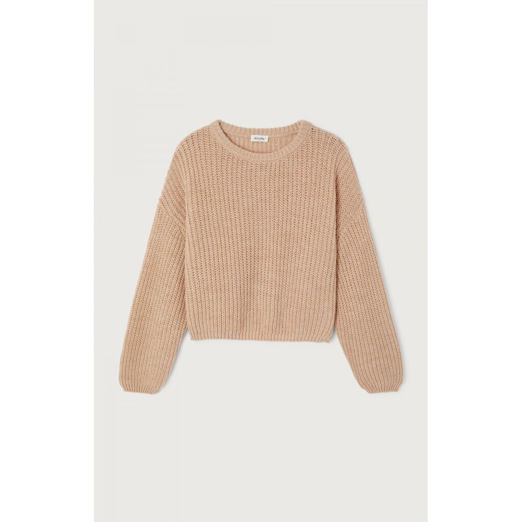 American Vintage trui CYR18AH26 in beige clair