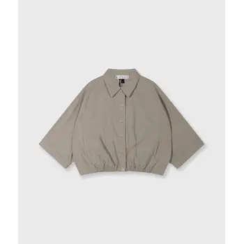 10 Days wide crinkle jacket fog
