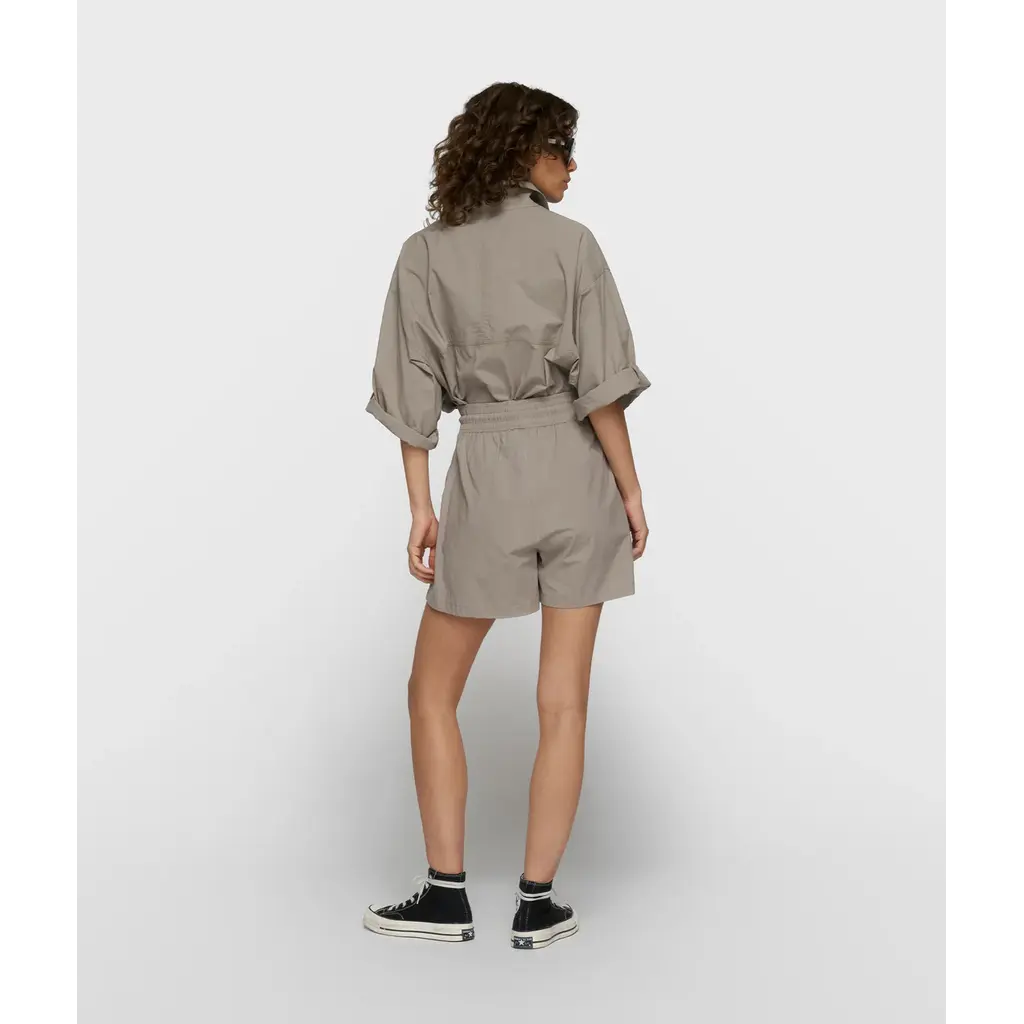 10 Days Wide Crinkle Jacket in fog