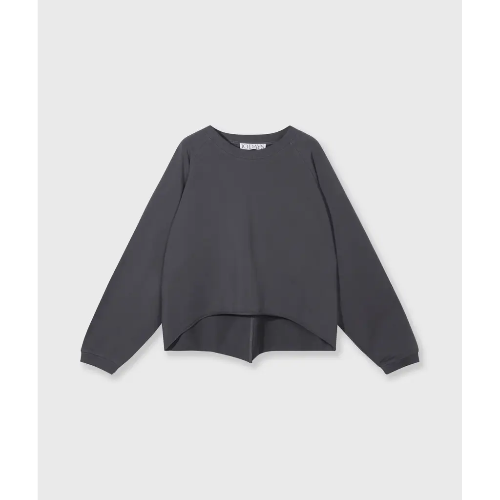 10 Days Silent Chique Raglan Sweat in steel blue