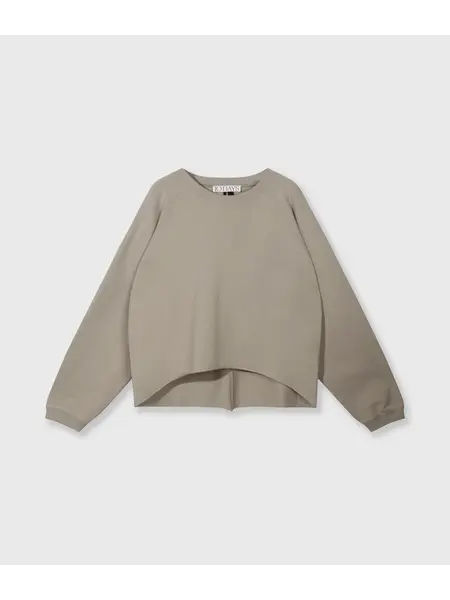 10 Days silent raglan sweater fog