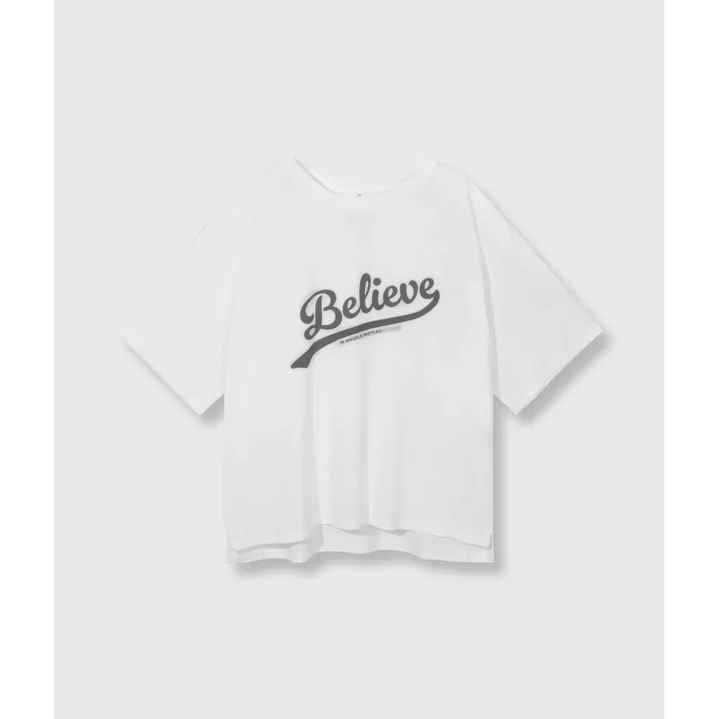 10 Days Believe Tee in white